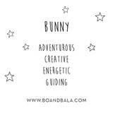 BUNNY NECKLACE - BO + BALA - CHILDRENS SILVER JEWELLERY NZ