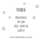PANDA NECKLACE - BO + BALA - KIDS SILVER JEWELLERY NZ