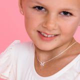 BUNNY NECKLACE - BO + BALA - CHILDRENS SILVER JEWELLERY NZ