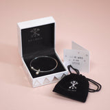 EXPANDABLE STERLING SILVER BANGLE WITH PINK FRESH WATER PEARL